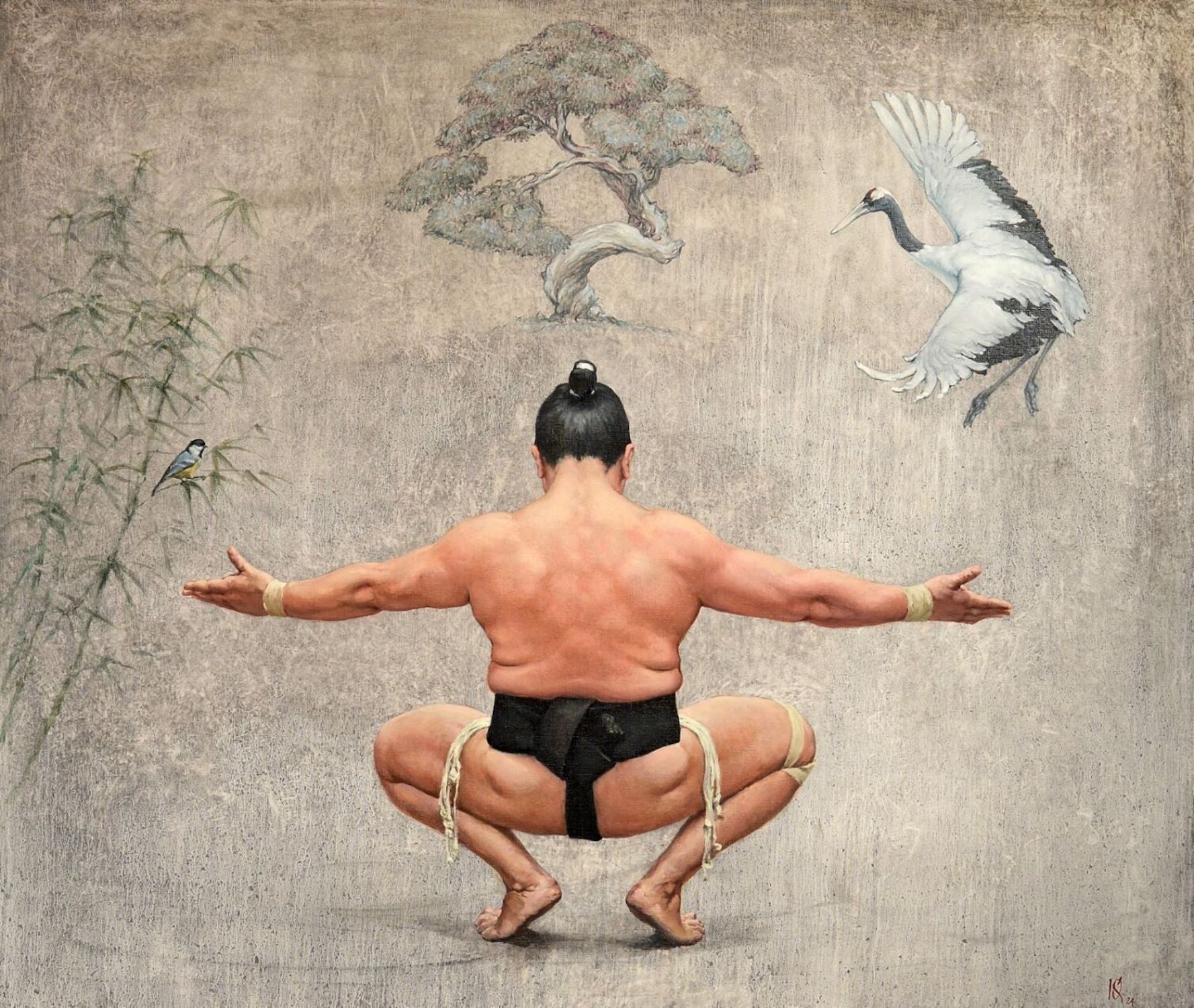 Time of Crane Bird