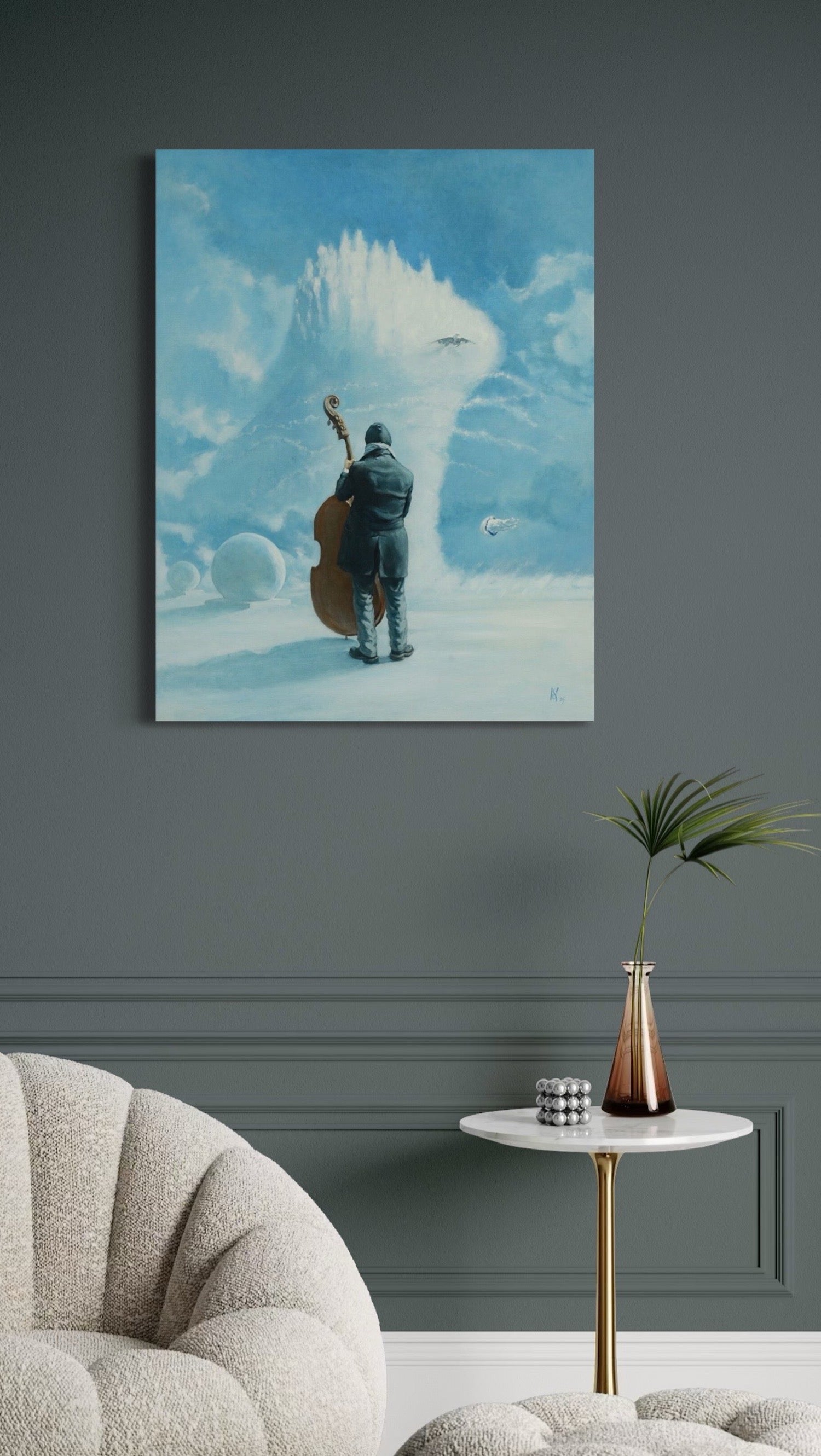 Contrabass on Langeron
